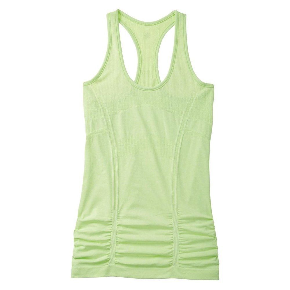 Athleta Fast Track Seamless Tank Top Pale Cactus Heather Green Medium 964080